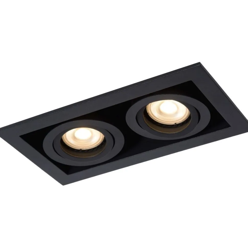 Upotettava valaisin Lucide Chimney, 2xGU10, musta