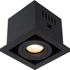Upotettava valaisin Lucide Chimney, 1xGU10, musta