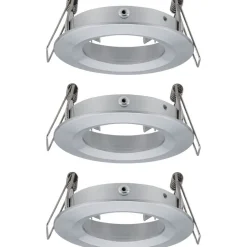 Upotettava valaisin Paulmann Choose, IP44, 3kpl, Ø78mm, max.3x10W, himmennettävä, kromi