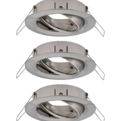 Upotettava valaisin Paulmann Choose, 3kpl, Ø84mm, max.3x10W, himmennettävä, kromi