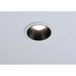 Upotettava valaisin Paulmann Cole, Ø88mm, GU10, max.10W, himmennettävä, valkoinen/mattamusta