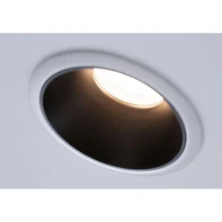 Upotettava valaisin Paulmann Cole, Ø88mm, GU10, max.10W, himmennettävä, valkoinen/mattamusta