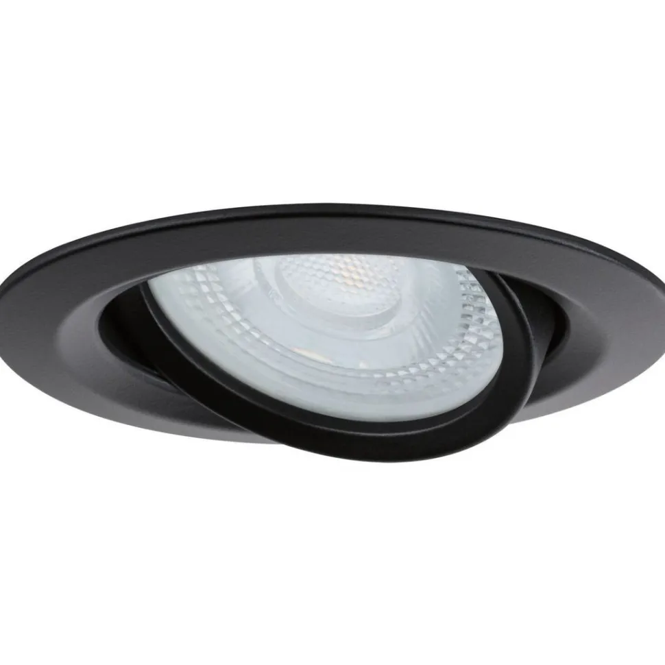 Upotettava valaisin Paulmann Nova Plus, IP65, Ø93mm, GU5.3/GU10, max.35W, 230/12V, himmennettävä, mattavalkoinen/kromi