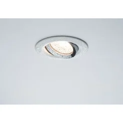 Upotettava valaisin Paulmann Nova Plus, IP65, Ø93mm, GU5.3/GU10, max.35W, 230/12V, himmennettävä, mattavalkoinen/kromi