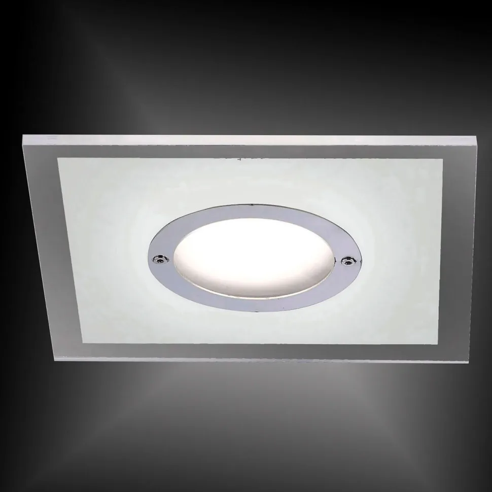 Upotettava valaisin Paul Neuhaus Lumeco LED 5,5W 230V 3000K 350lm IP44 kromi