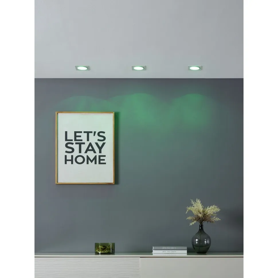 Uppovalaisin Eglo connect.z Carosso-z, 9.3x9.3cm, LED, 4.7W, IP20, musta