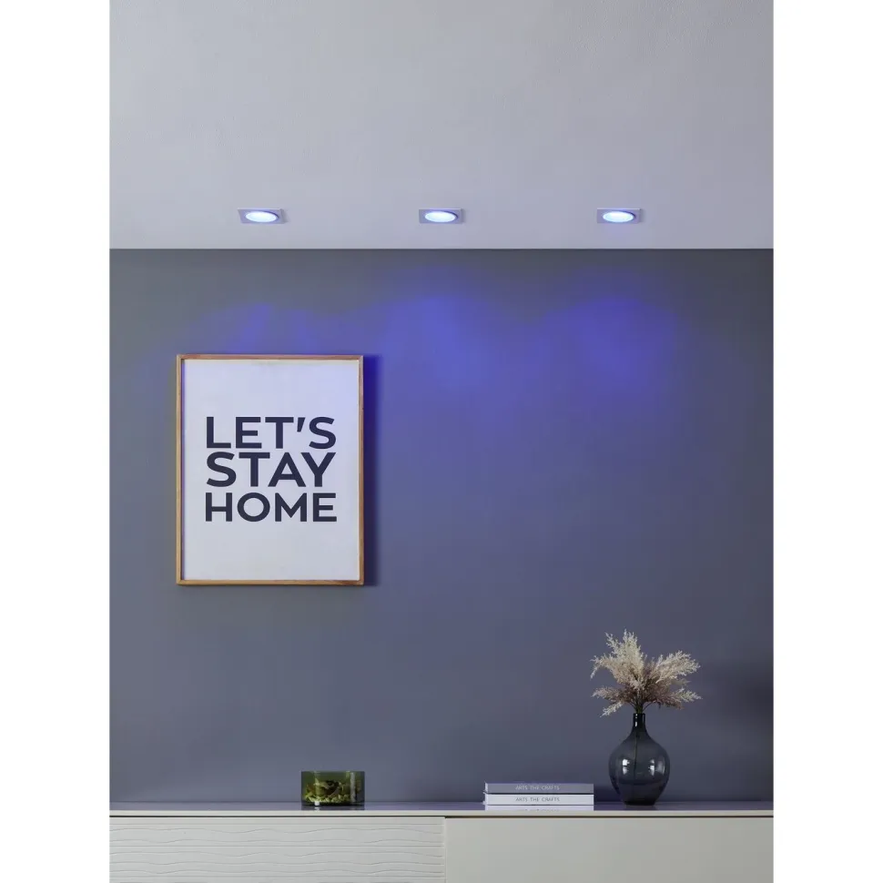 Uppovalaisin Eglo connect.z Carosso-z, 9.3x9.3cm, LED, 4.7W, IP20, musta