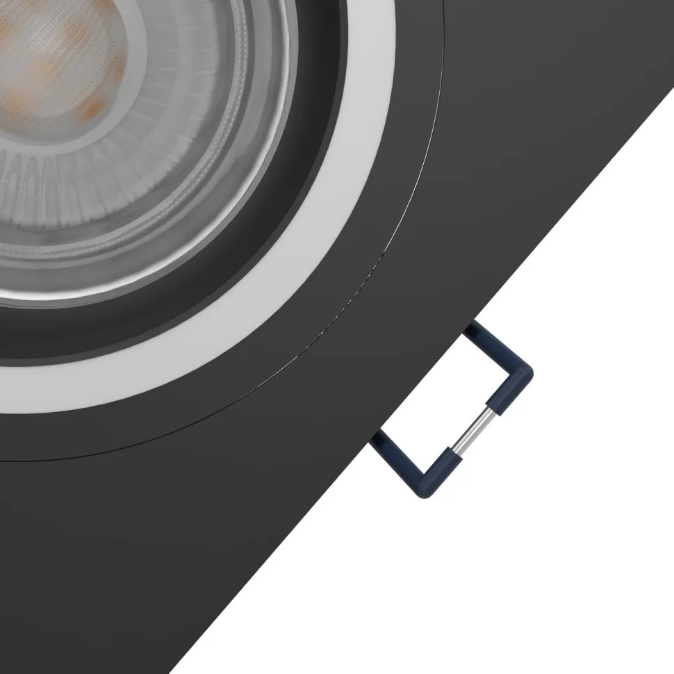 Uppovalaisin Eglo connect.z Carosso-z, 9.3x9.3cm, LED, 4.7W, IP20, musta