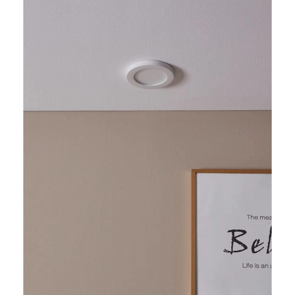 Uppovalaisin Eglo Fueva flex, Ø11.7cm, LED, 5.5W, 4000K, IP20, musta