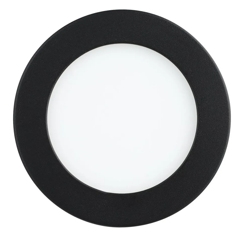 Uppovalaisin Eglo Fueva flex, Ø11.7cm, LED, 5.5W, 4000K, IP20, musta