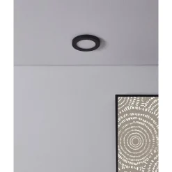 Uppovalaisin Eglo Fueva flex, Ø11.7cm, LED, 5.5W, 4000K, IP20, musta