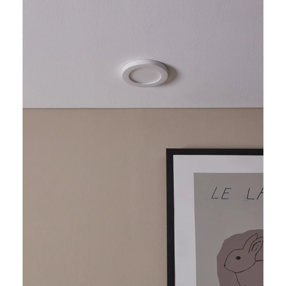 Uppovalaisin Eglo Fueva flex, Ø11.7cm, LED, 5.5W, 4000K, IP20, musta