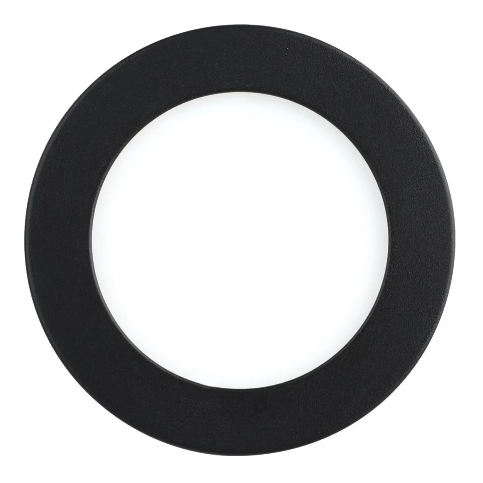 Uppovalaisin Eglo Fueva flex, Ø11.7cm, LED, 5.5W, 4000K, IP20, musta