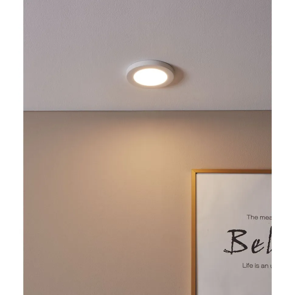 Uppovalaisin Eglo Fueva flex, Ø11.7cm, LED, 5.5W, 4000K, IP20, musta
