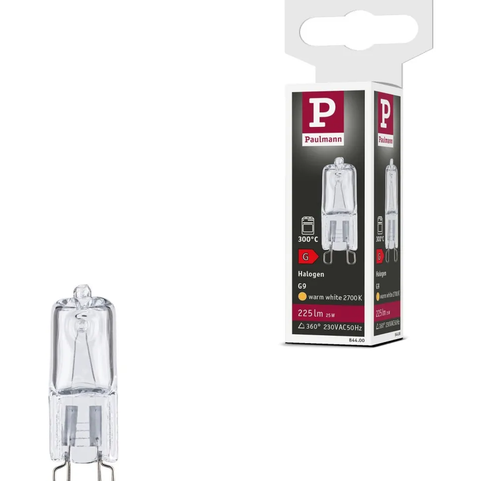 Uunilamppu Paulmann G9 230V 225lm 25W 2700K himmennettävä kirkas