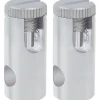 Vaijerijärjestelmän virtaliitinpari 12V 300W 6 mm² mattakromi
