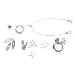 Vaijeriripustussarja Airam Plata Valaisimille, 4kpl, 3m