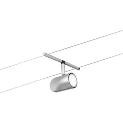 Vaijerivalaisin Paulmann CorDuo Cup, GU5.3, 12V, mattamusta/kromi