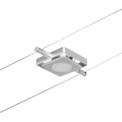 Vaijerivalaisin Paulmann CorDuo MacLED, 250lm, 4.5W, 3000K, 12V, mattakromi