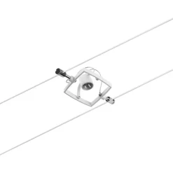 Vaijerivalaisin Paulmann CorDuo Mac II, GU5.3, 12V, mattavalkoinen