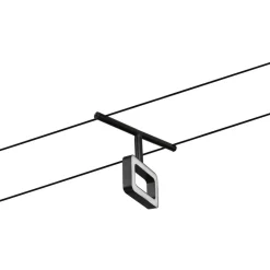 Vaijerivalaisin Paulmann CorDuo Frame, 280lm, 4.8W, 3000K, 12V, mattavalkoinen