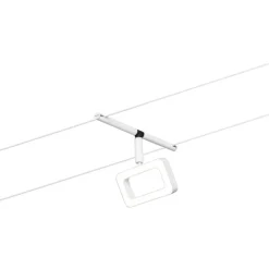 Vaijerivalaisin Paulmann CorDuo Frame, 280lm, 4.8W, 3000K, 12V, mattavalkoinen