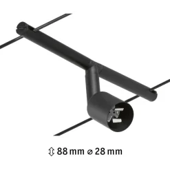 Vaijerivalaisin Paulmann CorDuo Salt, GU5.3, 12V, mattavalkoinen