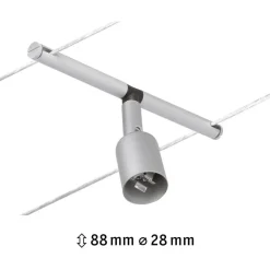 Vaijerivalaisin Paulmann CorDuo Salt, GU5.3, 12V, mattavalkoinen