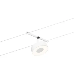 Vaijerivalaisin Paulmann CorDuo Circle, 180lm, 5W, 3000K, 12V, mattavalkoinen