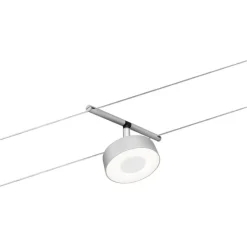 Vaijerivalaisin Paulmann CorDuo Circle, 180lm, 5W, 3000K, 12V, mattavalkoinen