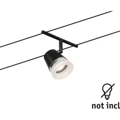 Vaijerivalaisin Paulmann CorDuo Cone, GU5.3, 12V, mattakromi/kromi
