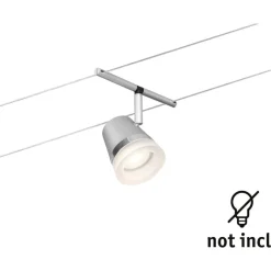 Vaijerivalaisin Paulmann CorDuo Cone, GU5.3, 12V, mattakromi/kromi