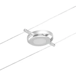Vaijerivalaisin Paulmann CorDuo RoundMac, 200lm, 4.5W, 3000K, 12V, mattakromi