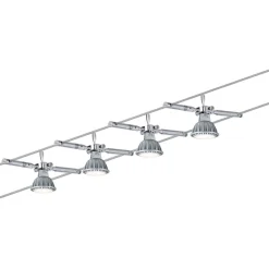 Vaijerivalaisin Paulmann TogoLED, GU5.3, 12V, himmennettävä, kromi