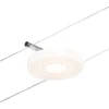 Vaijerivalaisin Paulmann CorDuo DiscLED, 200lm, 4.5W, 3000K, 12V, mattakromi