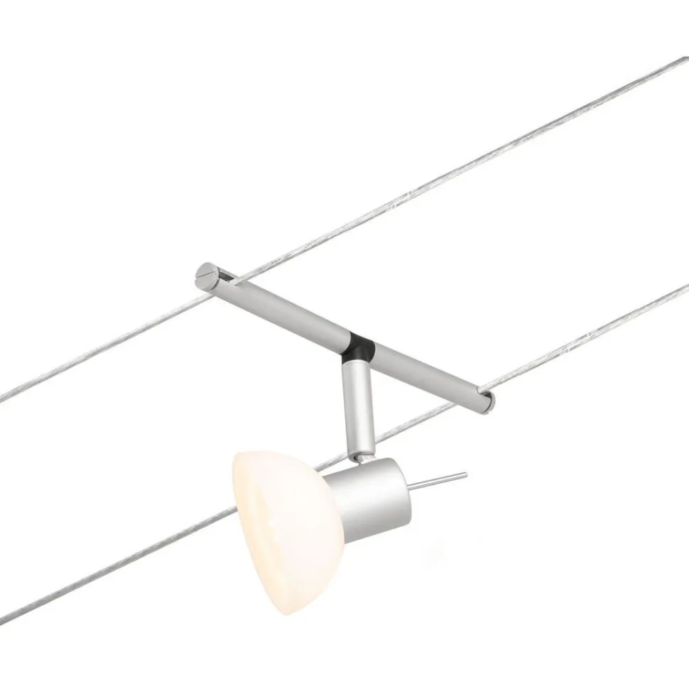 Vaijerivalaisin Paulmann CorDuo Sheela, GU5.3, 12V, mattakromi