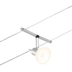 Vaijerivalaisin Paulmann CorDuo Sheela, GU5.3, 12V, mattakromi