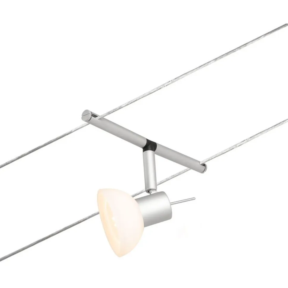 Vaijerivalaisin Paulmann CorDuo Sheela, GU5.3, 12V, mattakromi