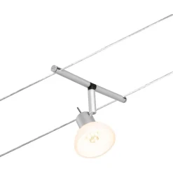 Vaijerivalaisin Paulmann CorDuo Sheela, GU5.3, 12V, mattakromi