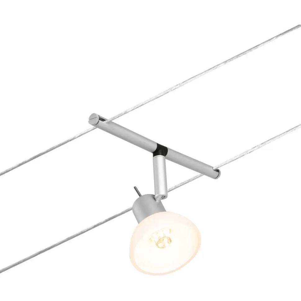 Vaijerivalaisin Paulmann CorDuo Sheela, GU5.3, 12V, mattakromi
