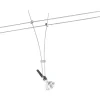 Vaijerivalaisin Comet spotti 1x50W 300x300 mm kromi