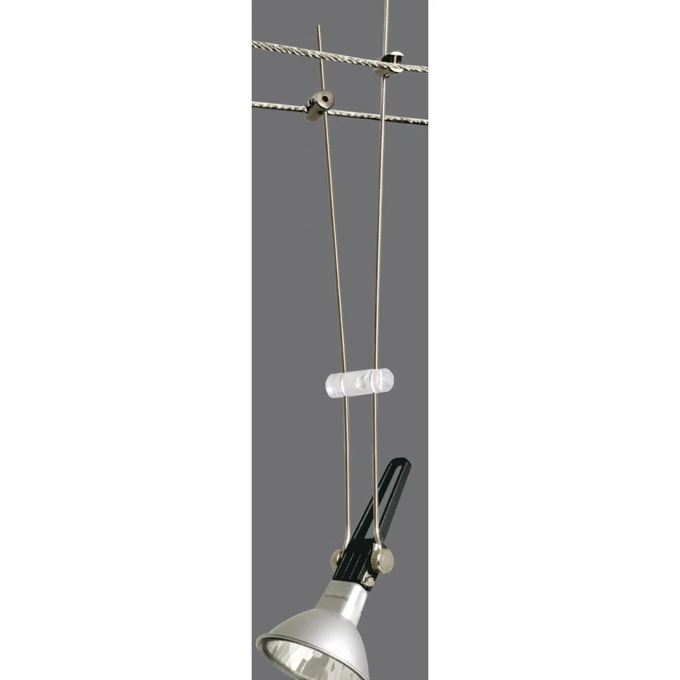Vaijerivalaisin Comet spotti 1x50W 300x300 mm kromi
