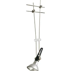 Vaijerivalaisin Comet spotti 1x50W 300x300 mm kromi