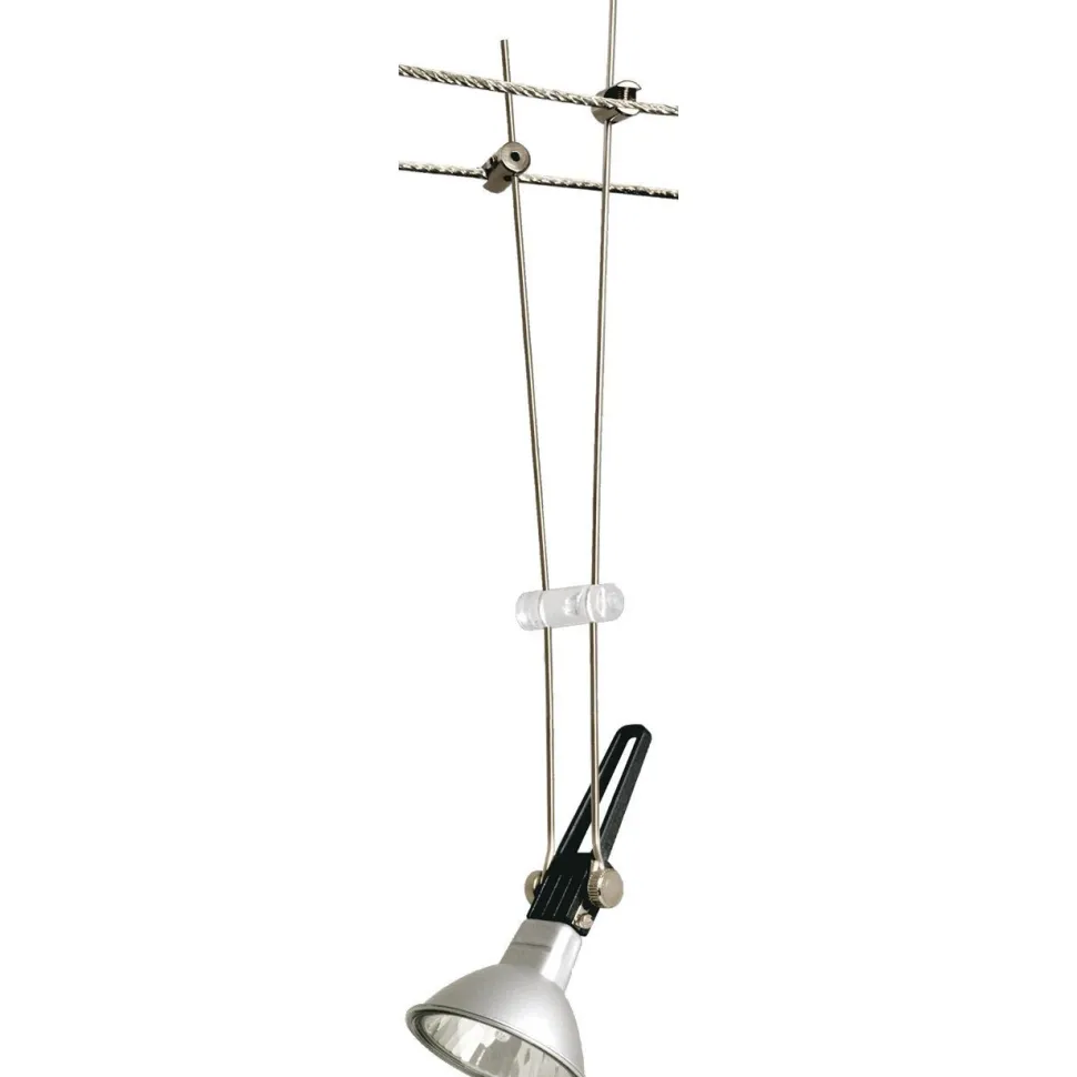 Vaijerivalaisin Comet spotti 1x50W 300x300 mm kromi