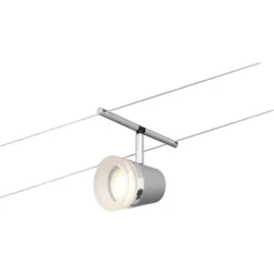 Vaijerivalaisinsetti Paulmann CorDuo Cone, GU5.3, 230/12V, 5-osainen, mattamusta/kromi