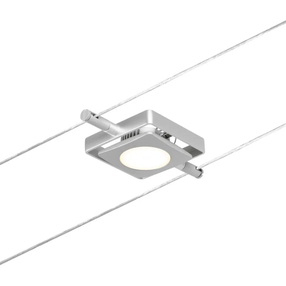 Vaijerivalaisinsetti Paulmann CorDuo RoundMac Basic, 3000K, 230/12V, 5 valaisinta, kromi