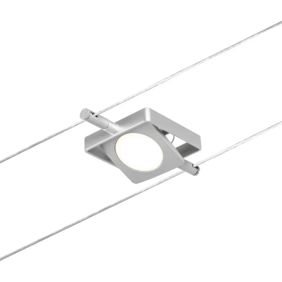 Vaijerivalaisinsetti Paulmann CorDuo RoundMac Basic, 3000K, 230/12V, 5 valaisinta, kromi