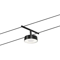 Vaijerivalaisinsetti Paulmann CorDuo Circle, 5x180lm, 5x5W, 3000K, 230/12V, mattavalkoinen