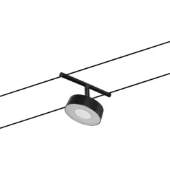 Vaijerivalaisinsetti Paulmann CorDuo Circle, 5x180lm, 5x5W, 3000K, 230/12V, mattavalkoinen