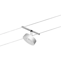 Vaijerivalaisinsetti Paulmann CorDuo Circle, 5x180lm, 5x5W, 3000K, 230/12V, mattavalkoinen